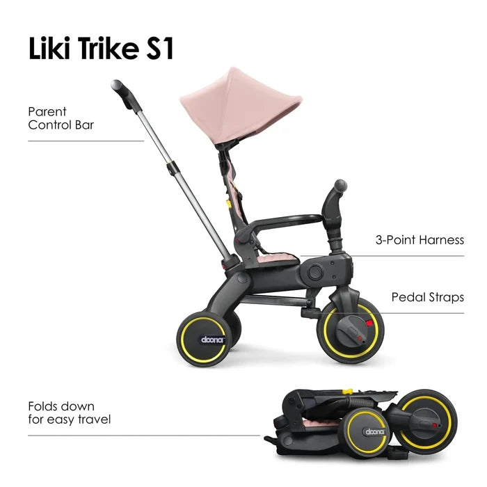 Doona Toys Doona Liki Trike S1 - Blush Pink