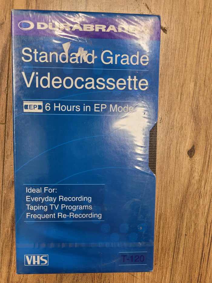 Durabrand Standard Grade T-120 VHS Cassette - 6 Hour
