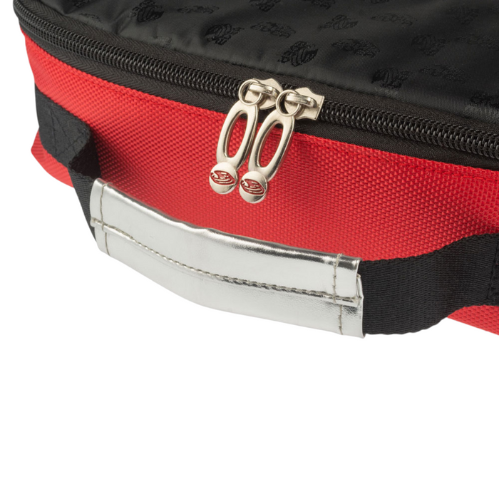 Edea - Jacquard (Red/Black) 4 Set Roller Wheel Case - Sold Individually