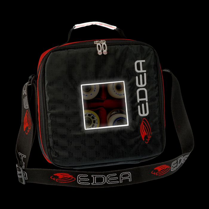 Edea - Jacquard (Red/Black) 4 Set Roller Wheel Case - Sold Individually