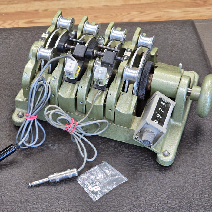 Ediquip 16mm 4 Gang Synchronizer with Counter Model no. 1034 S# 01375