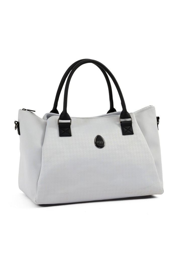 Egg Overnight Bag Egg 3 Overnight Bag - Houndstooth Silver