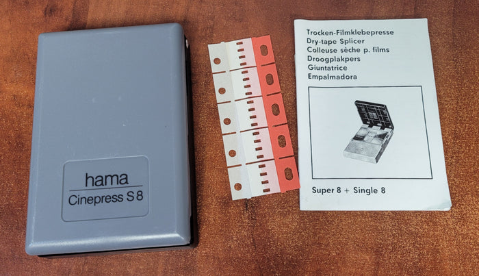 HAMA HA-3781 CINEPRESS Super 8mm DRY FILM Tape Splicer