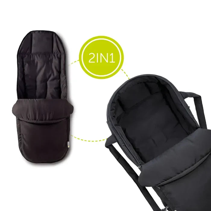 Hauck Carrycots Hauck 2in1 Carrycot - Charcoal