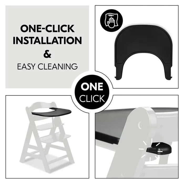 Hauck HIGHCHAIRS Hauck Alpha Click Tray - Black