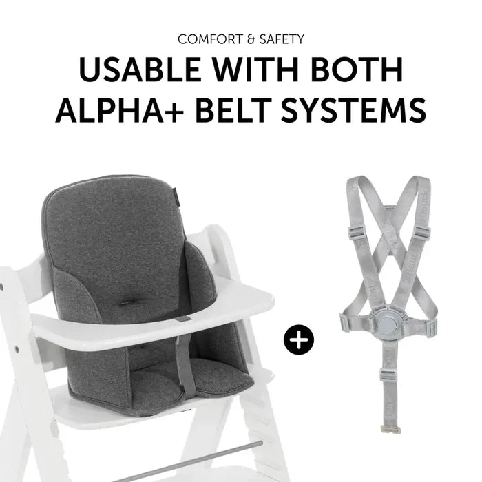 Hauck Seat Pad Hauck Alpha Cosy Select - Jersey Charcoal