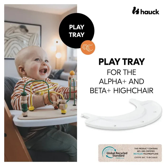 Hauck HIGHCHAIRS Hauck Alpha Play Tray - White
