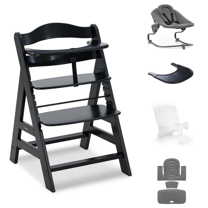 Hauck Highchairs Hauck Alpha+ Premium Bundle - Black