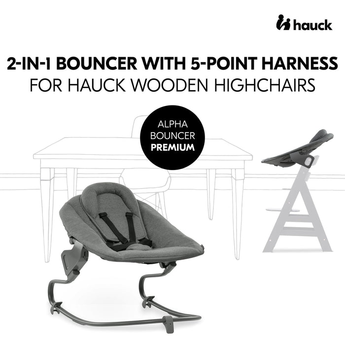 Hauck Highchairs Hauck Alpha+ Premium Bundle - Black