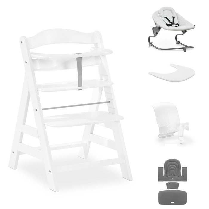Hauck Highchairs Hauck Alpha+ Premium Bundle - White