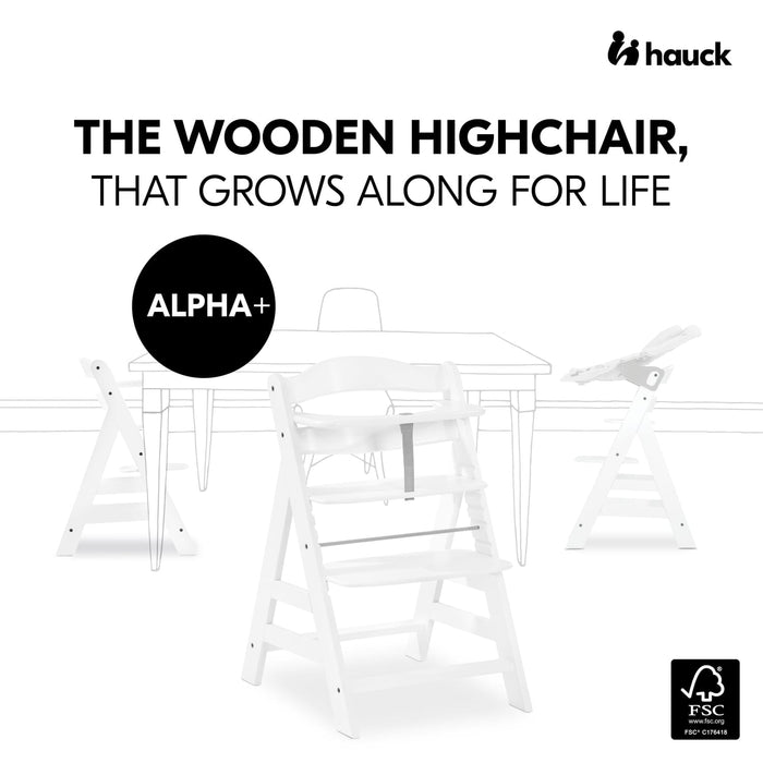 Hauck Highchairs Hauck Alpha+ Premium Bundle - White