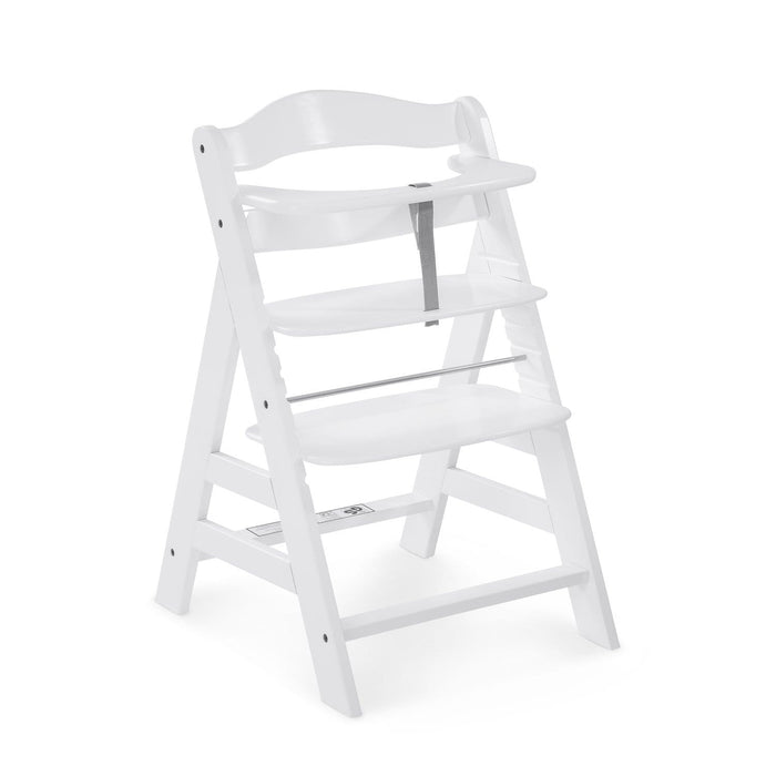 Hauck highchairs Hauck Alpha+ Wooden Highchair - White