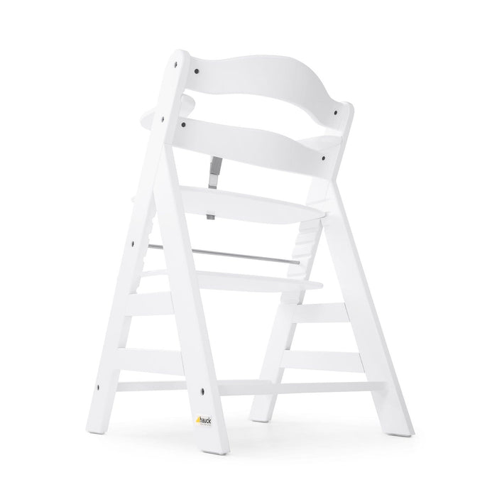 Hauck highchairs Hauck Alpha+ Wooden Highchair - White