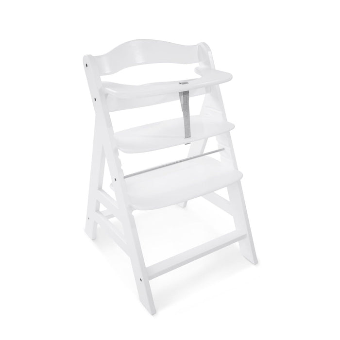 Hauck highchairs Hauck Alpha+ Wooden Highchair - White