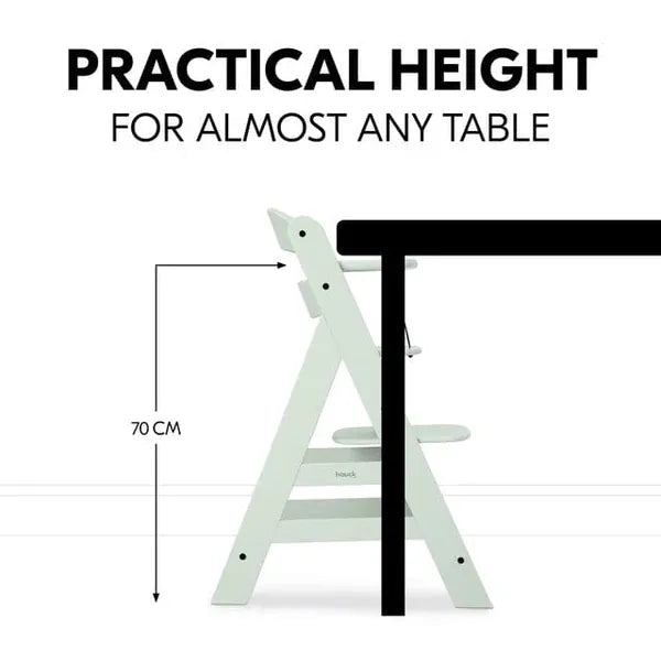 Hauck Nursing & Feeding Hauck Alpha+ Wooden Highchair Bundle - Mint