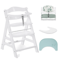 Hauck Nursing & Feeding Hauck Alpha+ Wooden Highchair Bundle - White