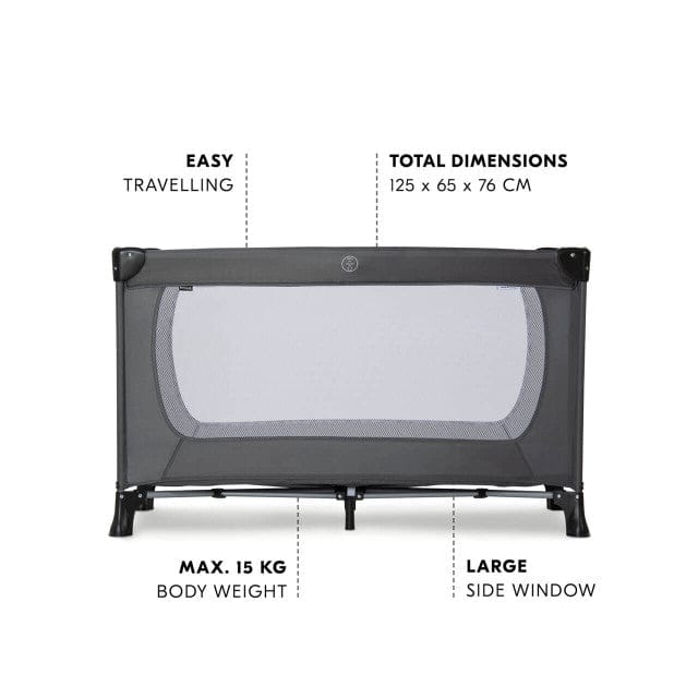 Hauck Travel Cot Hauck Dream N Play Plus Travel Cot - Grey