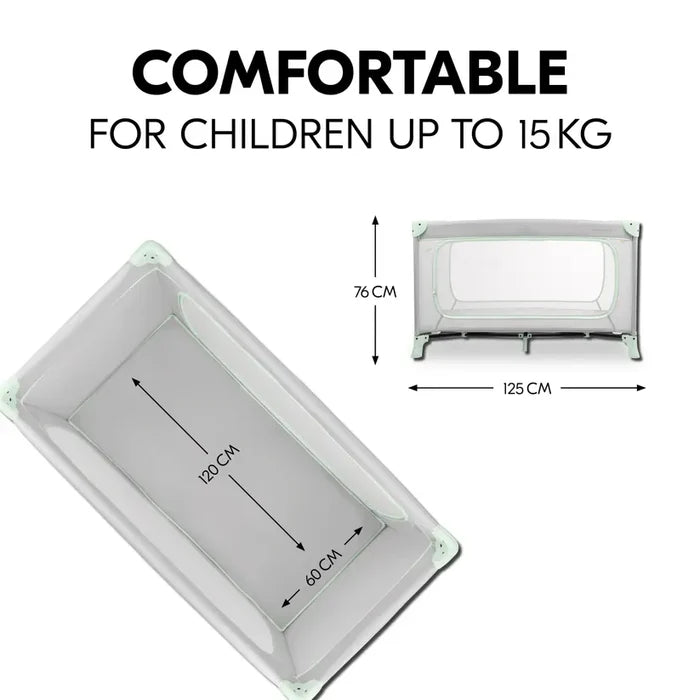 Hauck Travel Cot Hauck Dream N Play Plus Travel Cot - Mint