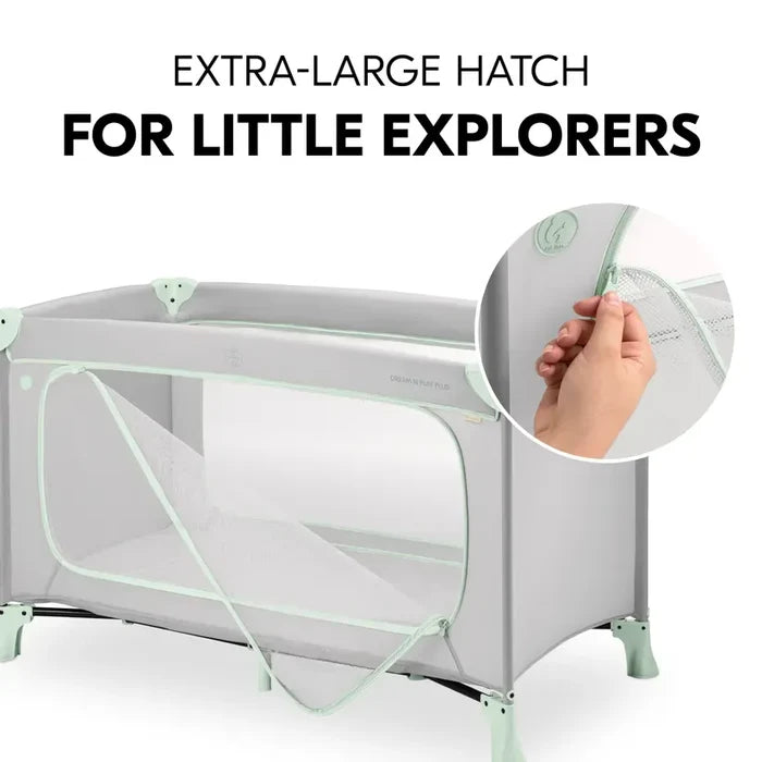 Hauck Travel Cot Hauck Dream N Play Plus Travel Cot - Mint