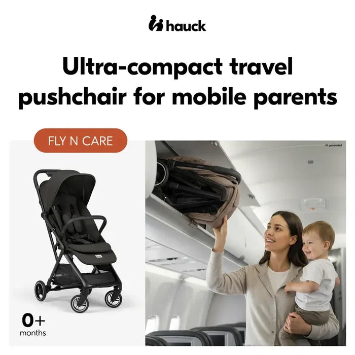 Hauck Compact Strollers Hauck Fly N Care Stroller - Black
