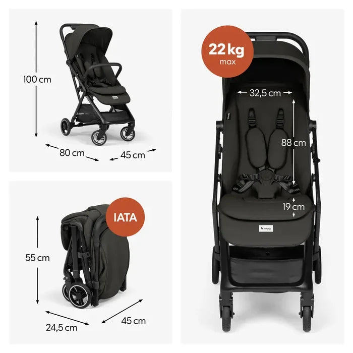 Hauck Compact Strollers Hauck Fly N Care Stroller - Black