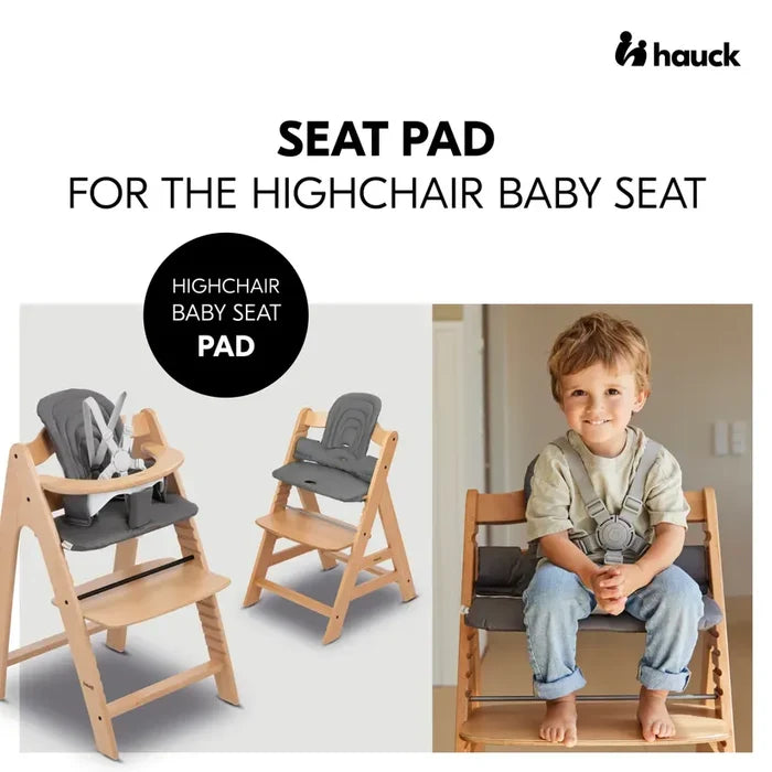 Hauck HIGHCHAIRS Hauck Highchair Baby Seat Pad - Dark Grey