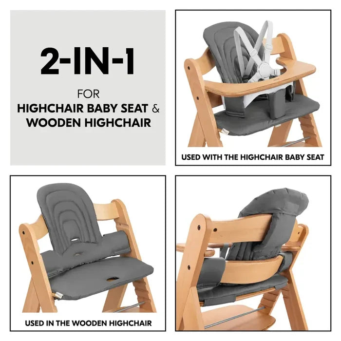 Hauck HIGHCHAIRS Hauck Highchair Baby Seat Pad - Dark Grey