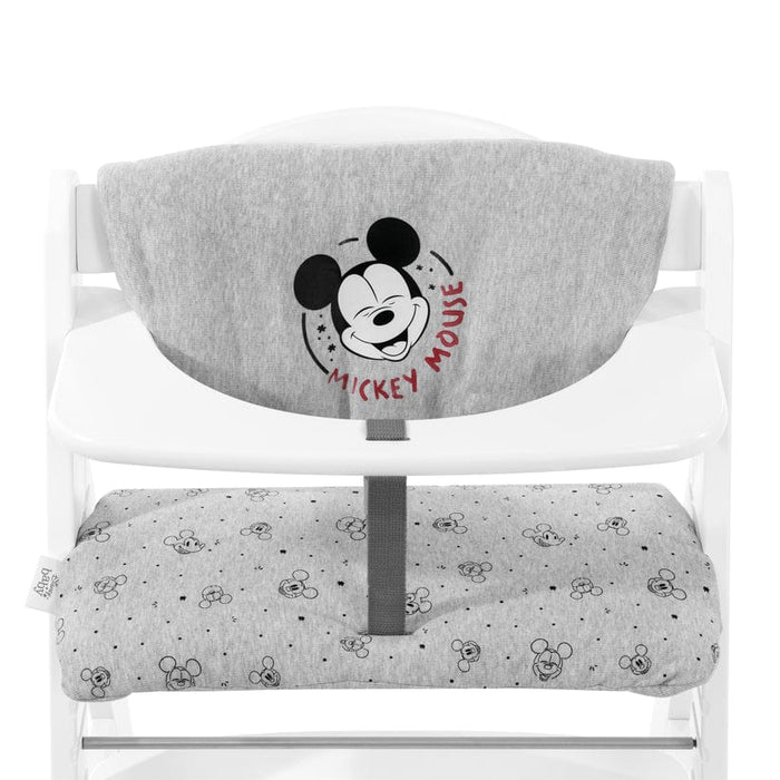 Hauck HIGHCHAIRS Hauck Highchair Pad Deluxe - Mickey Grey