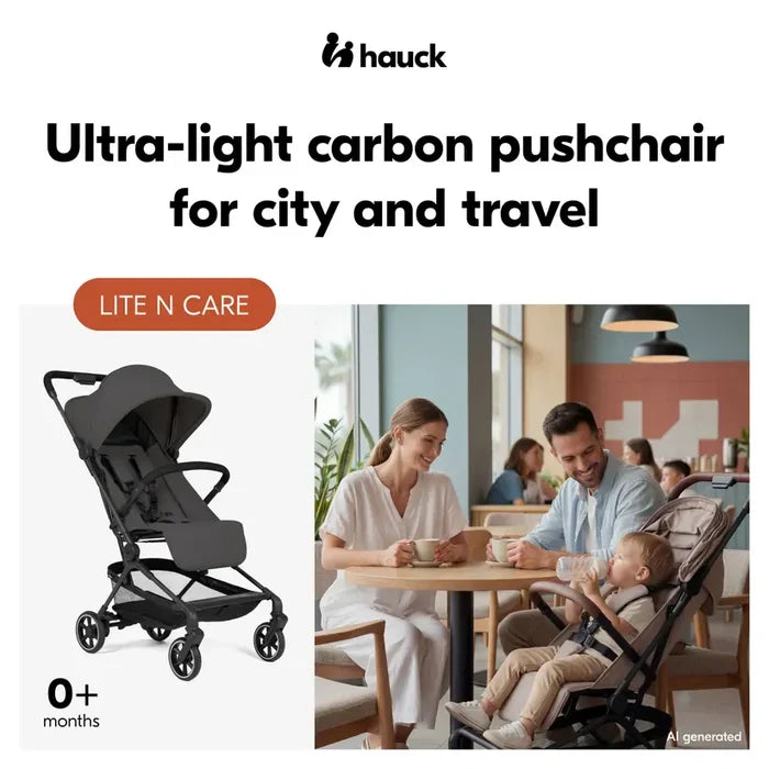 Hauck Compact Strollers Hauck Lite N Care Stroller - Dark Antracite