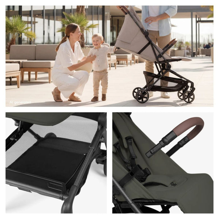 Hauck Compact Strollers Hauck Lite N Care Stroller - Dark Olive