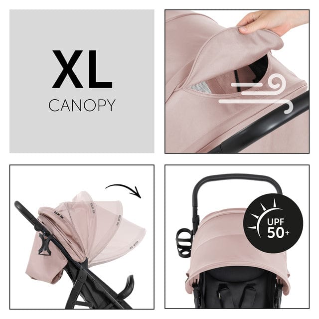 Hauck Pushchairs Hauck Rapid 4D Pushchair - Dusty Rose