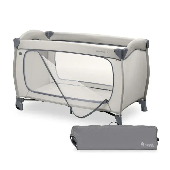 Hauck Travel Cot Hauck Sleep N Easyfold Travel Cot - Dark Grey