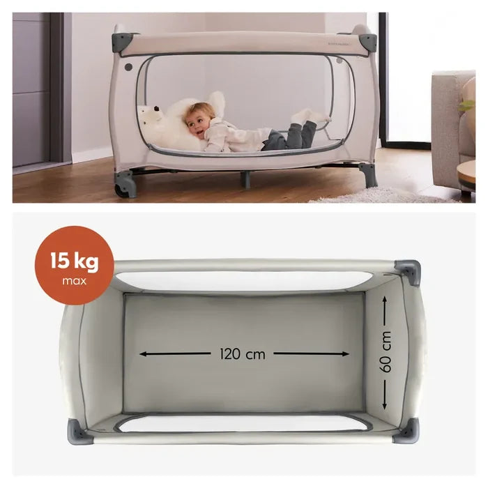 Hauck Travel Cot Hauck Sleep N Easyfold Travel Cot - Dark Grey