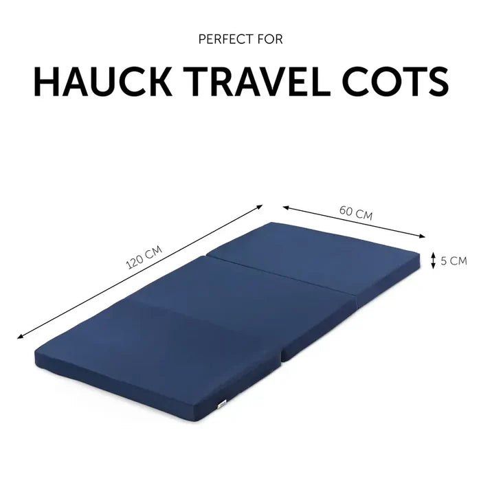 Hauck Mattresses Hauck Sleeper Folding Travel Cot Mattress - Navy