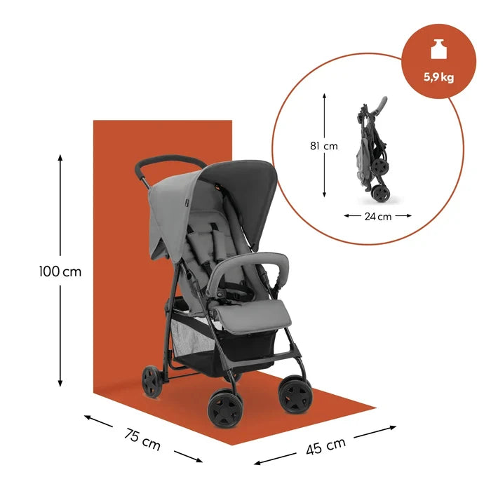 Hauck Pushchairs Hauck Sport Pushchair - Grey