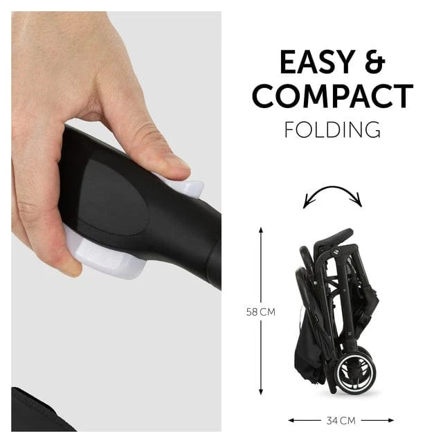 Hauck Pushchairs Hauck Travel N Care Pushchair - Black
