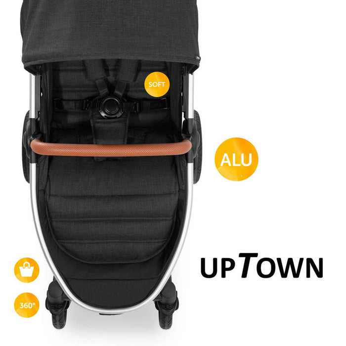 Hauck Pushchairs Hauck Uptown Pushchair - Black