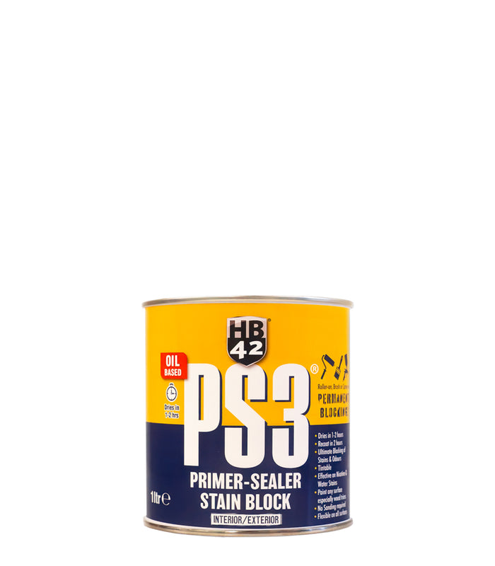 HB42 PS3 Oil Based Primer Sealer - White - 1L