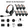 Hollyland Solidcom C1 Pro-8S Full-Duplex ENC Wireless Intercom System with 8 Headsets Kit