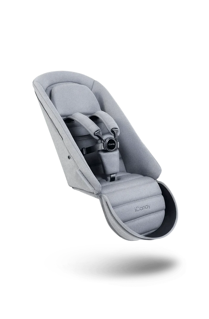 iCandy Pushchair Accessories iCandy Peach 7 Seat Fabric - Light Grey (OPEN BOX)