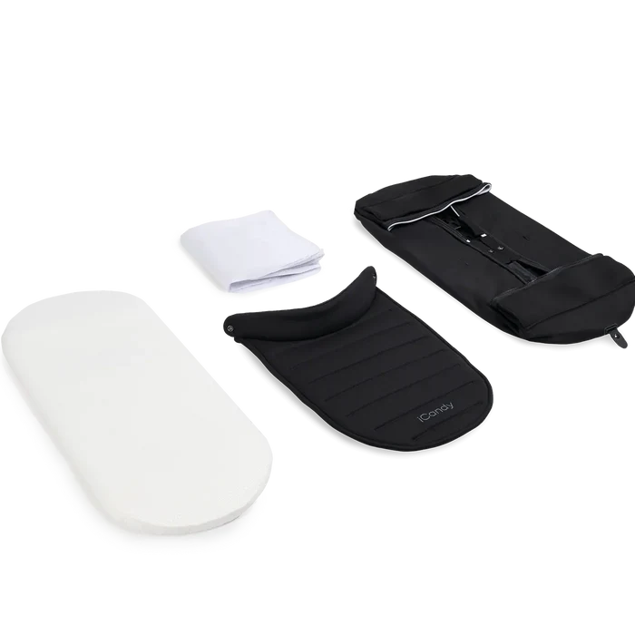 iCandy Double Kits iCandy  Peach 8 2nd Carrycot Fabric - Black
