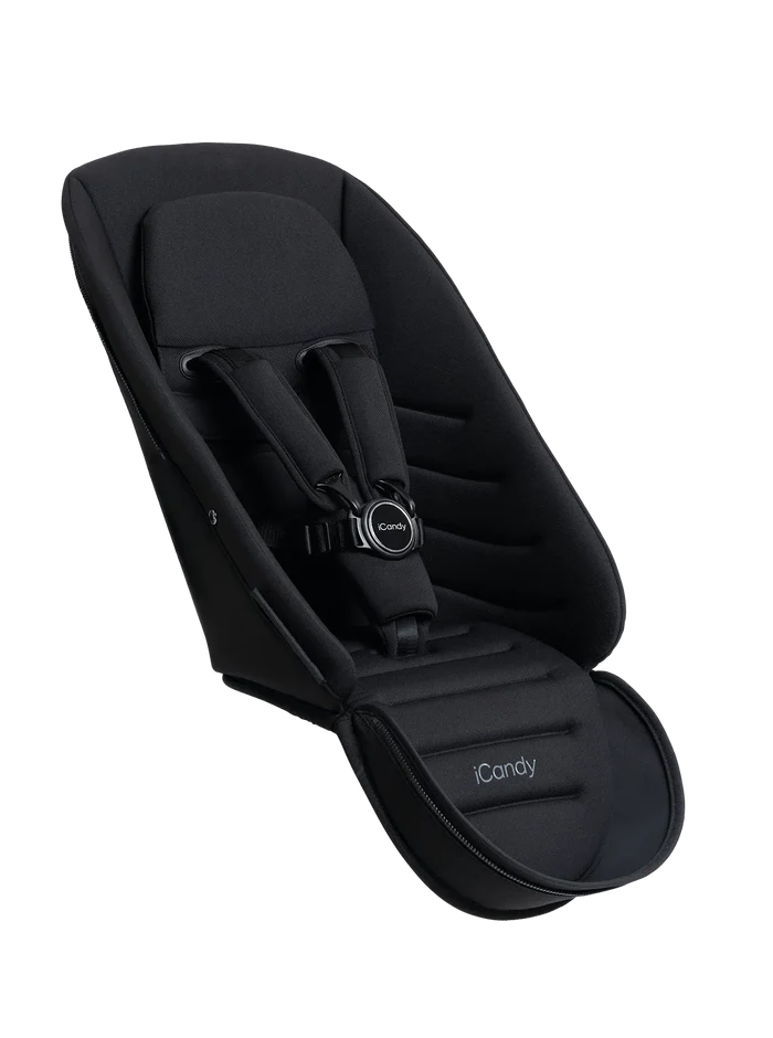 iCandy Double Kits iCandy  Peach 8 2nd Seat Fabric - Black