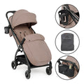 Ickle Bubba Pushchairs Ickle Bubba Aries Prime Autofold Stroller - Biscuit