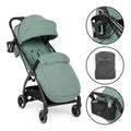 Ickle Bubba Pushchairs Ickle Bubba Aries Prime Autofold Stroller - Sage Green