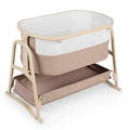 Ickle Bubba Bedside Crib Ickle Bubba Bubba&Me Luxe Bedside Crib – Biscuit