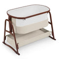 Ickle Bubba Bedside Crib Ickle Bubba Bubba&Me Luxe Bedside Crib – Stone