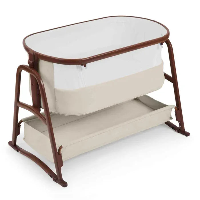 Ickle Bubba Bedside Crib Ickle Bubba Bubba&Me Luxe Bedside Crib – Stone