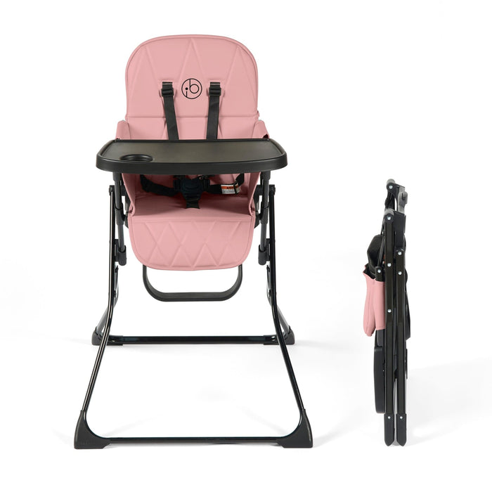 Ickle Bubba highchairs Ickle Bubba Flip Magic Fold Highchair - Blush Pink