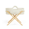Ickle Bubba Moses Baskets Ickle Bubba Nova Moses Basket & Stand - Cloud / Pine