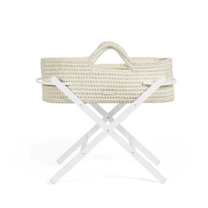 Ickle Bubba Moses Baskets Ickle Bubba Nova Moses Basket & Stand - Cloud / White